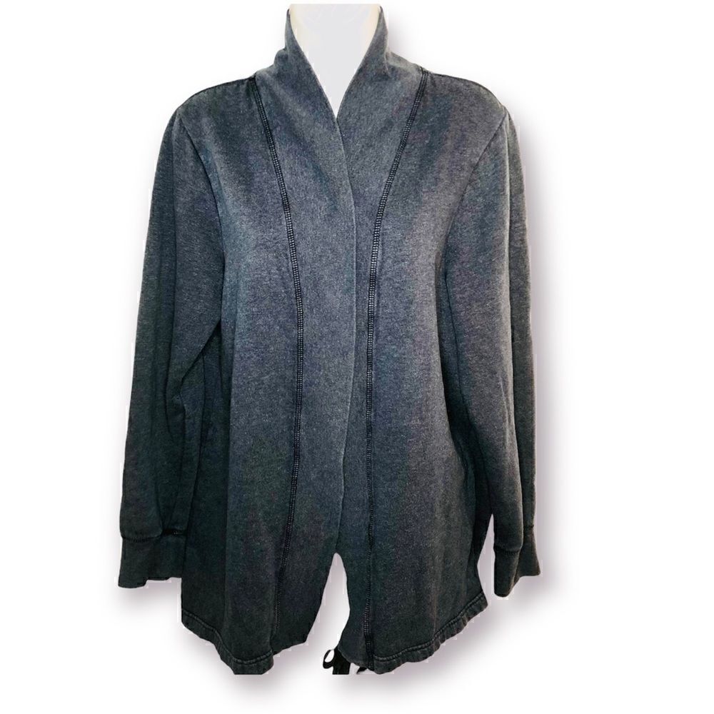 Z by Zella Open Cardigan Sweatshirt Blue L